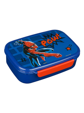 Spiderman Broodtrommel "Spider-Man" blauw - (B)18 x (H)13,5 x (D)6 cm