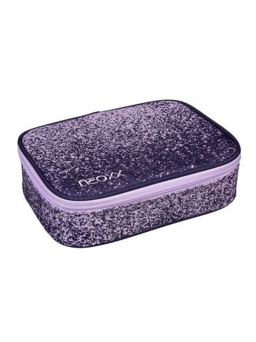 neoxx Schlamperetui "Dunk XXL" in Schwarz/ Lila - (L)23,5 x (B)17 x (H)6,5 cm