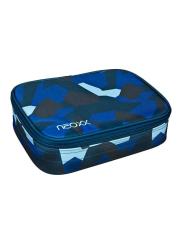 neoxx Schlamperetui "Dunk XXL" in Dunkelblau/ Blau - (L)23,5 x (B)17 x (H)6,5 cm