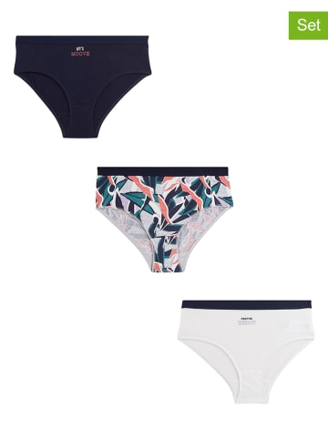 Petit Beguin 3-delige set: slips zwart/wit