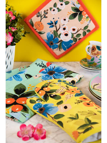 Trendy Kitchen by EXCÉLSA Ściereczka "Fiori Frida" ze wzorem do naczyń - 70 x 50 cm