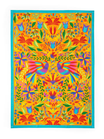 Trendy Kitchen by EXCÉLSA Geschirrtuch "Mexican Flowers" in Bunt - (L)70 x (B)50 cm
