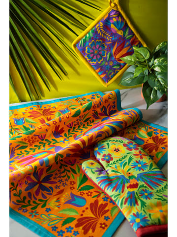 Trendy Kitchen by EXCÉLSA Ściereczka "Mexican Flowers" ze wzorem do naczyń - 70 x 50 cm