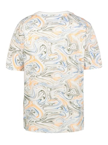 Garcia Shirt in Weiß/ Gelb/ Hellblau