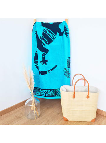 Le Comptoir de la Plage Strandtuch "Sirli - Bradford" in Hellblau - (L)170 x (B)90 cm