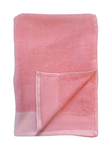 Le Comptoir de la Plage Strandtuch "Shady" in Rosa - (L)180 x (B)140 cm