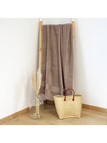 Le Comptoir de la Plage Strandlaken "Classy" beige - (L)180 x (B)90 cm