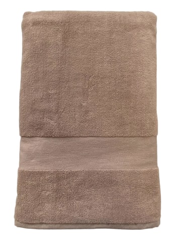 Le Comptoir de la Plage Ręcznik plażowy "Classy" w kolorze beżowym - 180 x 90 cm