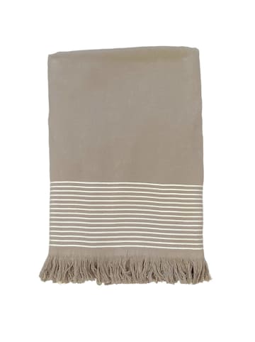 Le Comptoir de la Plage Fouta "Doublee - Paski" in Beige - (L)170 x (B)90 cm