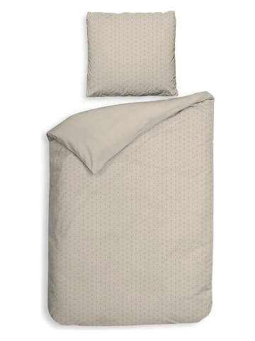 Heckett Lane Satijnen beddengoedset "Punto" beige