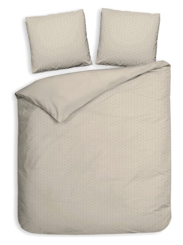 Heckett Lane Satijnen beddengoedset "Punto" beige