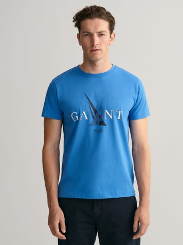 Gant Koszulka w kolorze niebieskim