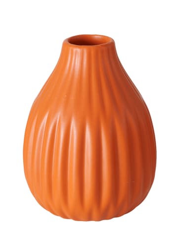 Boltze 3er-Set: Vasen "Esko" in Orange - (H)12 cm