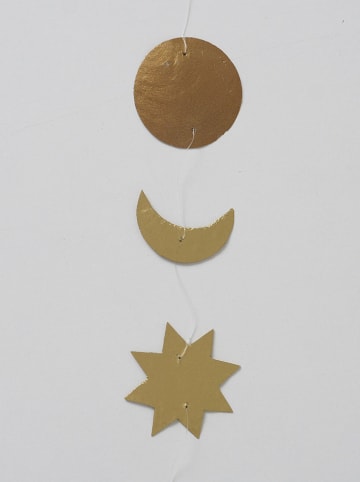 Boltze Girlande "Sonella" in Weiß/ Gold - 163 cm