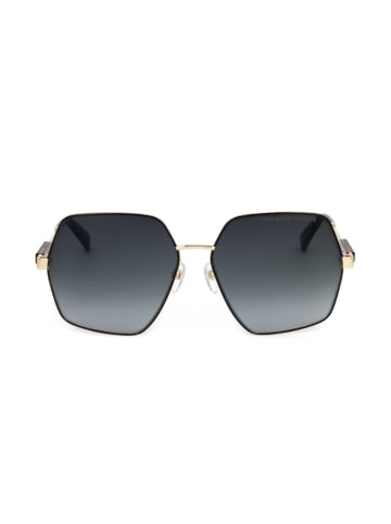 Marc Jacobs Damen-Sonnenbrille in Schwarz/ Gold