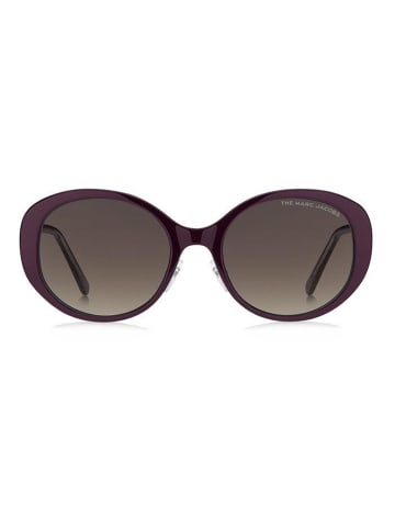 Marc Jacobs sunglasses Damskie okulary przeciwsłoneczne w kolorze ciemnofioletowo-ciemnobrązowym