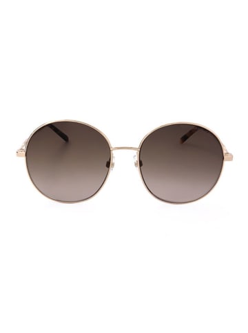 Marc Jacobs Damen-Sonnenbrille in Gold/ Braun