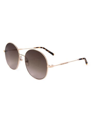 Marc Jacobs Damen-Sonnenbrille in Gold/ Braun