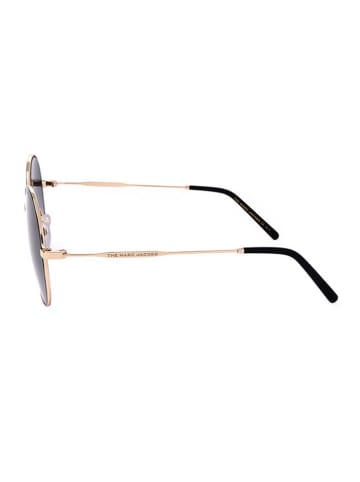 Marc Jacobs Damen-Sonnenbrille in Gold/ Schwarz