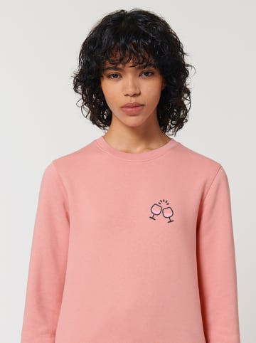 WOOOP Bluza "Tchin Tchin" w kolorze różowym