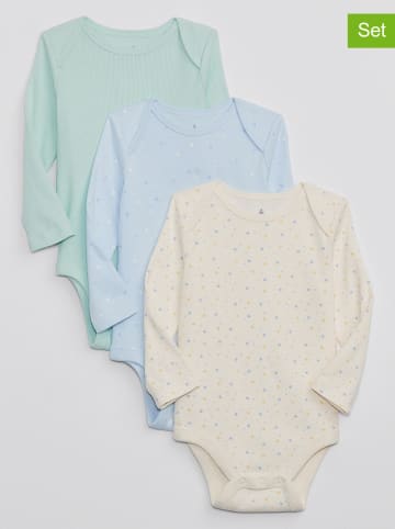 GAP Body (3 szt.) w kolorze żółtym, błękitnym i zielonym
