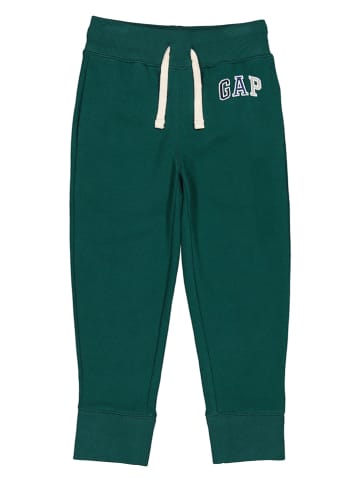 GAP Spodnie dresowe w kolorze zielonym