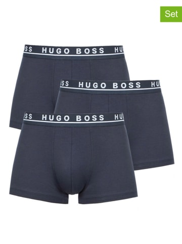 Hugo Boss 3-delige set: boxershorts donkerblauw