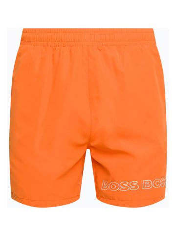 Hugo Boss Badeshorts in Orange