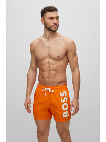 Hugo Boss Szorty kąpielowe w kolorze pomarańczowym