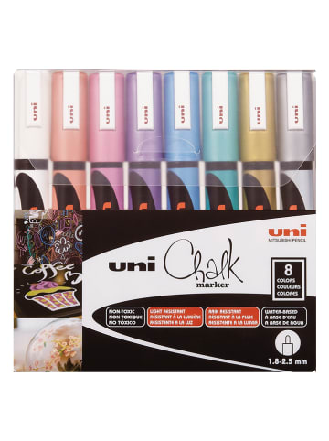uni-ball Kreidemarker "Uni Chalk Marker" - 8 Stück