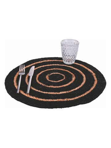 Villa d´Este Placemat zwart - Ø 38 cm