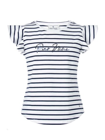 G.O.L.® FINEST COLLECTION Shirt wit/donkerblauw