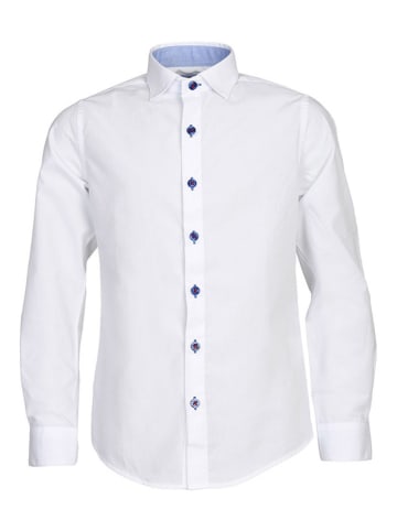 G.O.L.® FINEST COLLECTION Koszula - Super Slim fit - w kolorze białym