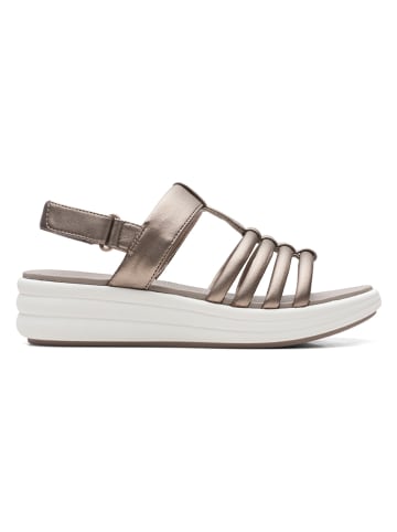 Clarks Sandały w kolorze złoto-brązowym