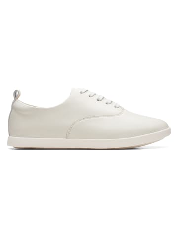 Clarks Leder-Sneakers in Weiß