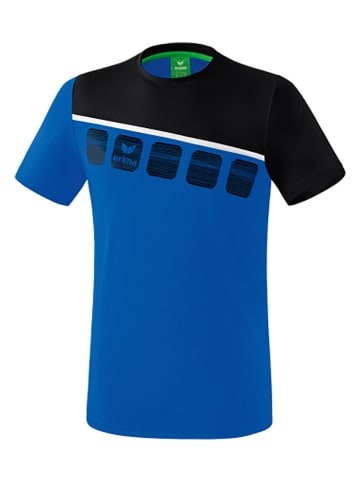erima Trainingsshirt "5-C" in Blau/ Schwarz