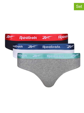 Reebok 3-delige set: slips "Holly" donkerblauw/wit/grijs
