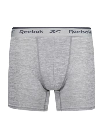 Reebok Bokserki (3 pary) "Ainslie" w kolorze czarnym, szarym i białym