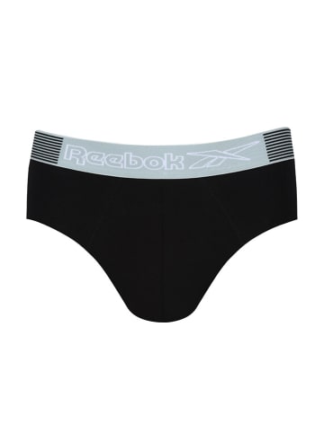 Reebok 3er-Set: Slips "Gavin" in Schwarz/ Grau/ Weiß
