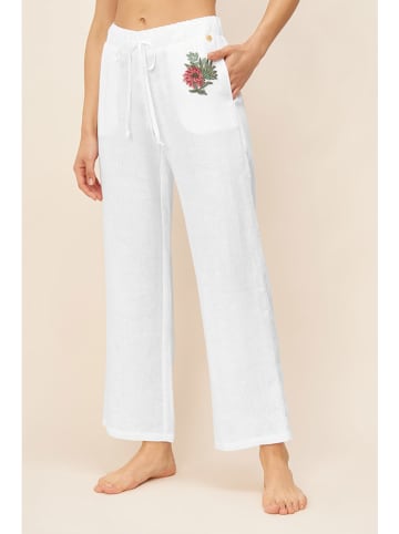 Féraud Spodnie w kolorze białym