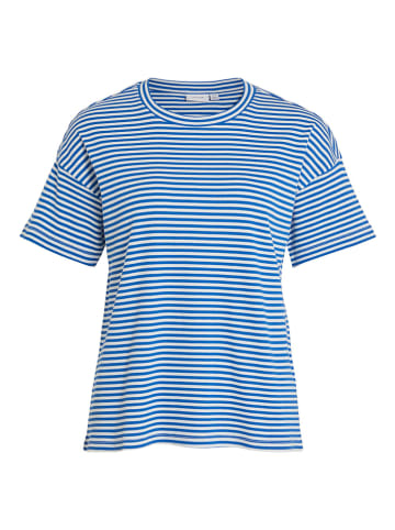 Vila Shirt "Vijada" wit/blauw