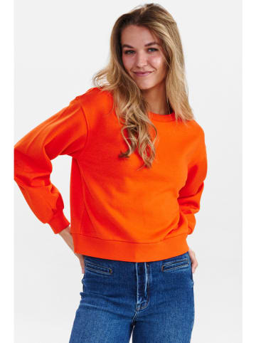 NÜMPH Bluza w kolorze pomarańczowym