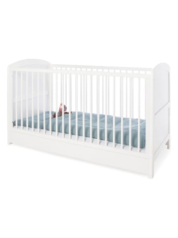 Pinolino Kinderbett "Laura" in Weiß - (B)145 x (H)90 x (T)75 cm
