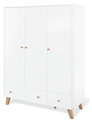 Pinolino Kleiderschrank "Pan" in Weiß - (B)145 x (H)185 x (T)56 cm