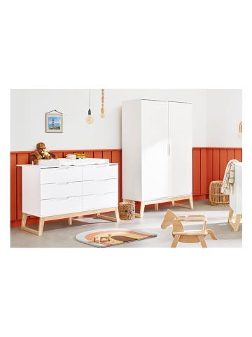 Pinolino Kleiderschrank "Bridge" in Weiß - (B)120 x (H)187 x (T)52 cm