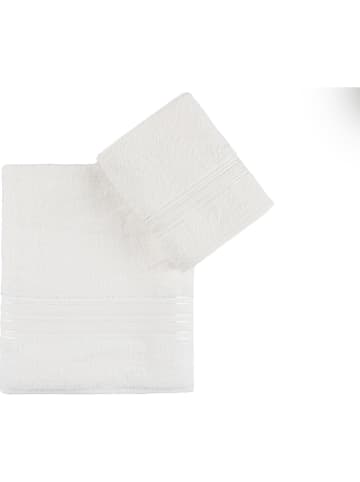 Colourful Cotton 2-delige handdoekenset "Dora" wit