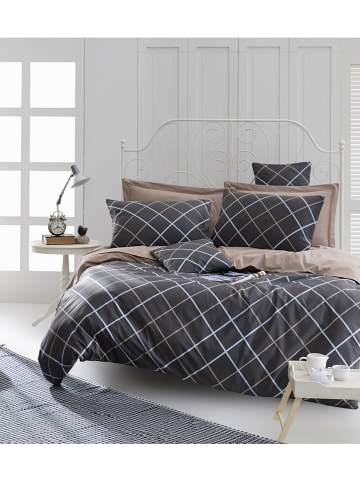 Elizabed Renforcé beddengoedset "Ride" bruin