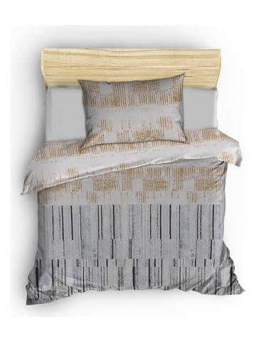 Elizabed Beddengoedset "Sophia" grijs/beige