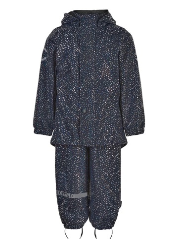 mikk-line 2-delige regenoutfit donkerblauw