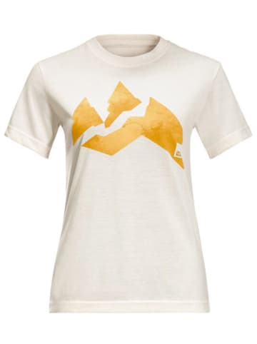 Jack Wolfskin Funktionsshirt "Nature Mountain" in Weiß